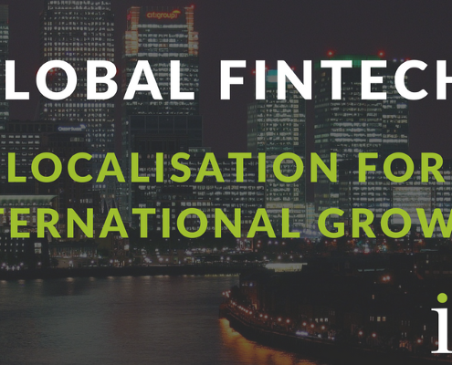 Fintech localisation — coming of age?